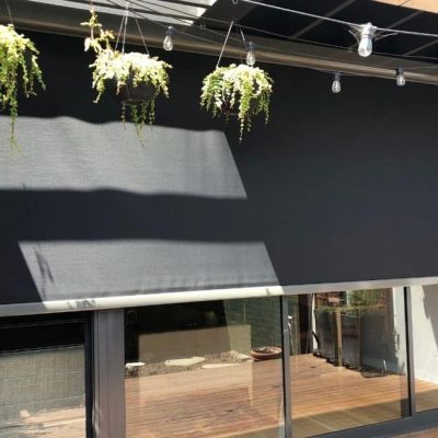 black-outdoor-blinds-on-patio